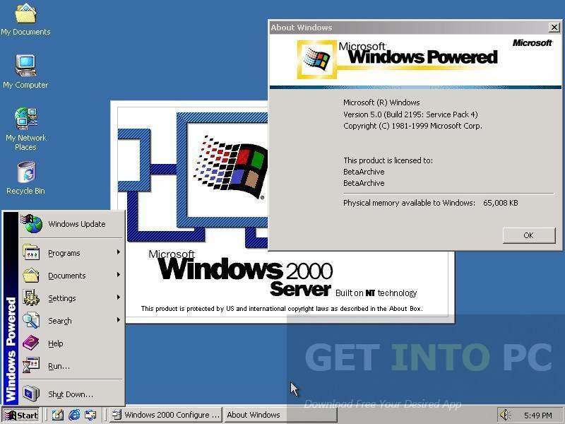 Microsoft windows 2000 iso